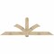 Ekena Millwork Redmond Rough Sawn Timber Gable Bracket, Douglas Fir, 96"W x 32"H x 6"D x 6"F, 8/12 Pitch GBW096X32X0606RED00RDF - alternate 1